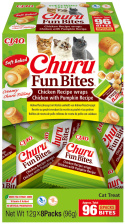 INABA Box Cat Fun Bites z kurczakiem i dynią 8x12g - przysmaki dla kota 96g