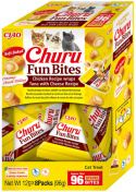 INABA Box Cat Fun Bites z kurczakiem, tuńczykiem i serem 8x12g - przysmaki dla kota 96g
