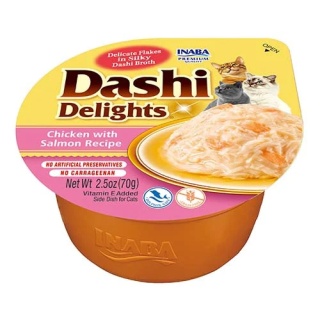 INABA Dashi Delights kurczak i łosoś 70g zupka