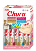 Inaba Churu Variety Box Seafood - Kremowe przysmaki dla kotów z tuńczykiem i owocami morza 20x14g (280g)