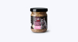 Karma mokra pełnoporcjowa dla kotów John Dog for Cats w galaretce 100g - indyk