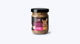 Karma mokra pełnoporcjowa dla kotów John Dog for Cats w galaretce 100g - kurczak