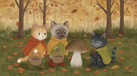 Kocia wizytówka - Październik - Gratis Kocia wizytówka - Październik - Gratis