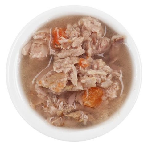 Lucky Lou Extrafood tuńczyk i marchewka w bulionie 70g Lucky Lou Extrafood tuńczyk i marchewka w bulionie 70g