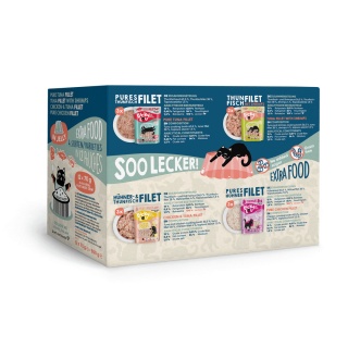 Lucky Lou Extrafood multipack saszetki w galaretce mix smaków 12x70g