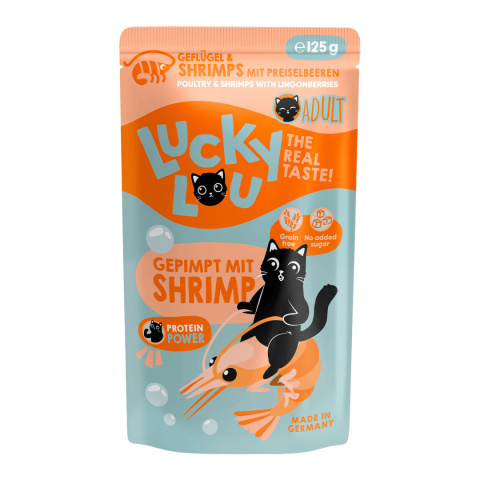 Lucky Lou Lifestage Adult Drób i krewetki 125g Lucky Lou Lifestage Adult Drób i krewetki 125g