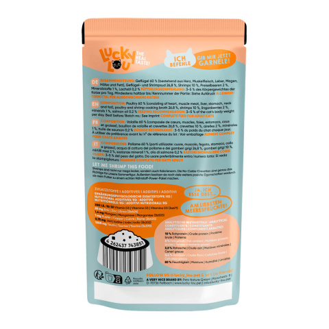 Lucky Lou Lifestage Adult Drób i krewetki 125g Lucky Lou Lifestage Adult Drób i krewetki 125g