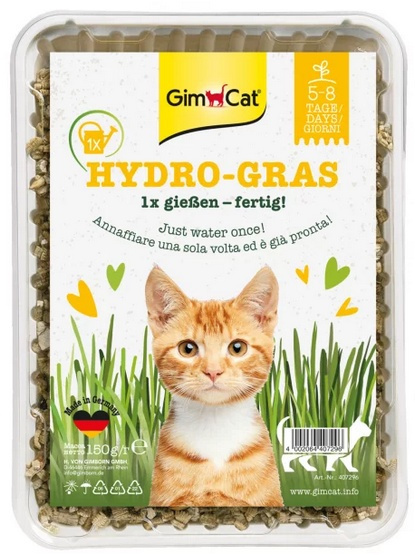 Gimpet Hydro Gras Trawa z hydrogranulkami dla kota 150g Gimpet Hydro Gras Trawa z hydrogranulkami dla kota 150g