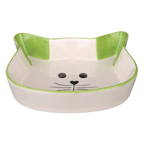 Miseczka ceramiczna w kształcie głowy kota 0,25L 12cm różne kolory Miseczka ceramiczna w kształcie głowy kota 0,25L 12cm różne kolory