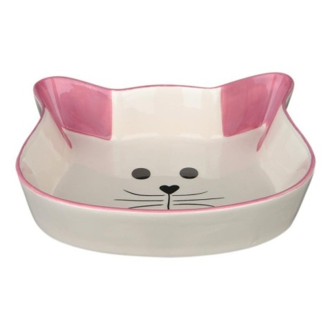Miseczka ceramiczna w kształcie głowy kota 0,25L 12cm różne kolory Miseczka ceramiczna w kształcie głowy kota 0,25L 12cm różne kolory