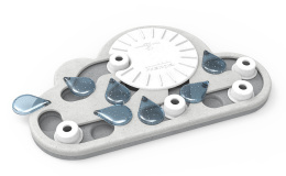 Układanka Rainy Day Puzzle & Play Nina Ottosson - interaktywna zabawka dla kotaLevel 2 - zabawka edukacyjna dla kota, poziom 3