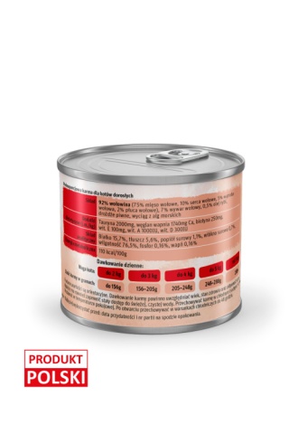 Oakfarm karma Wołowina 200g Monoproteinowa