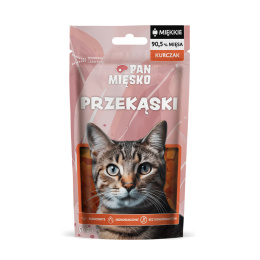 Pan Mięsko Przysmak dla kota Mini paluszki kurczak 50g
