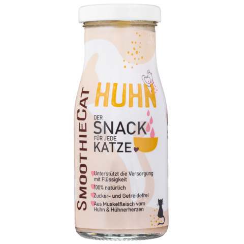 SmoothieCat Kurczak -zupka płynna przekąska dla kota 150ml SmoothieCat Kurczak -zupka płynna przekąska dla kota 150ml