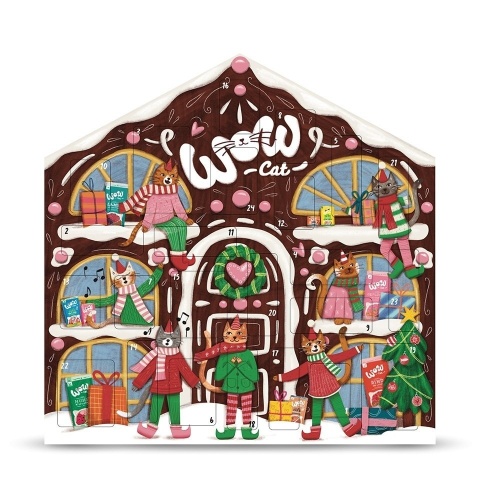 WOW CAT kalendarz adwentowy dla kota ((228g)